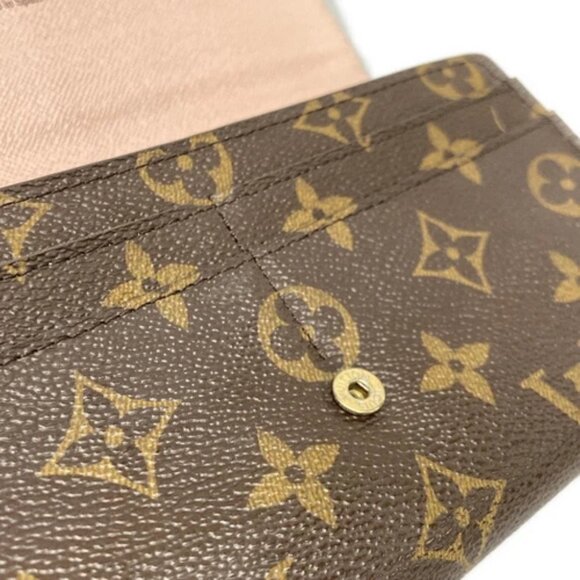 LOUIS VUITTON Portefeuille Sara Rose Ballerine Monogram Wallet 260-052425 - Picture 7 of 11